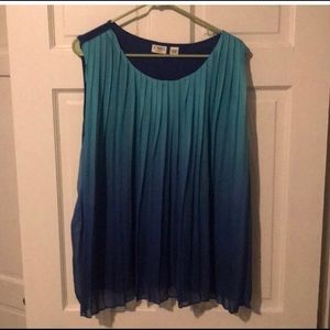 Beautiful Ombre Mesh Blouse